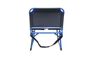 Outdoor Spectator Fold & Go Wide Stadium Seat for Bleachers Convertible Low Profile Camping Chair (225 Lb Capacity)