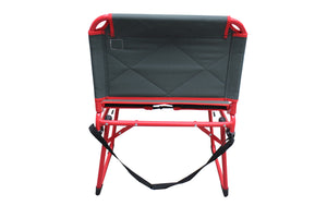 Outdoor Spectator Fold & Go Wide Stadium Seat for Bleachers Convertible Low Profile Camping Chair (225 Lb Capacity)