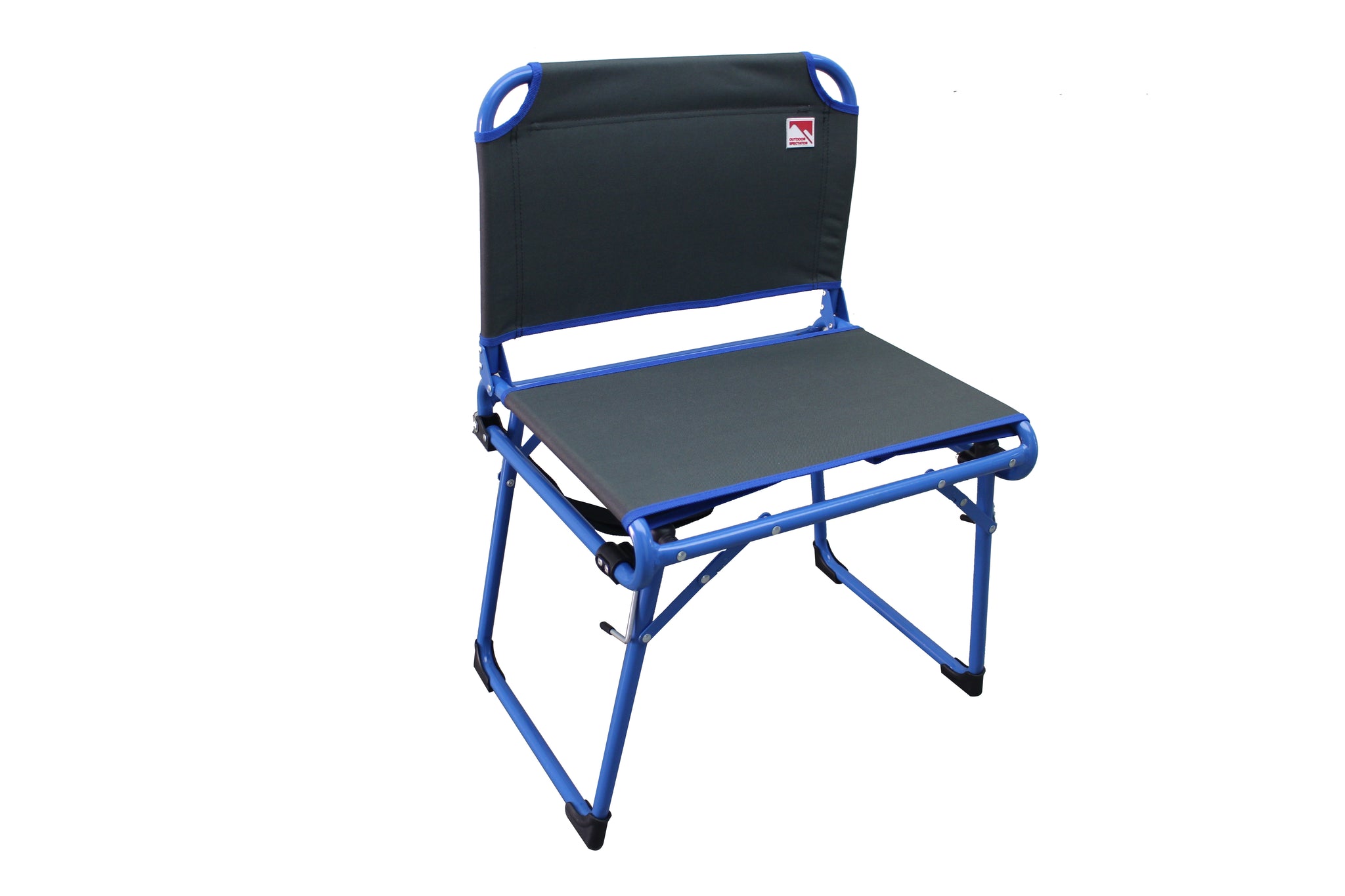 Outdoor Spectator Fold & Go Wide Stadium Seat for Bleachers Convertible Low Profile Camping Chair (225 Lb Capacity)